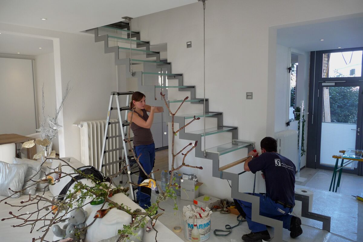 Treppen Glasstufen