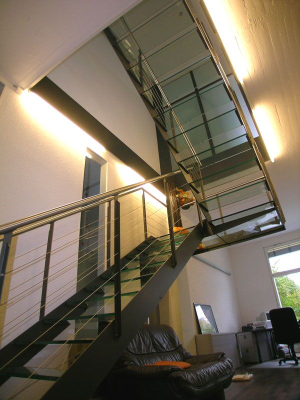 Treppen Glasstufen